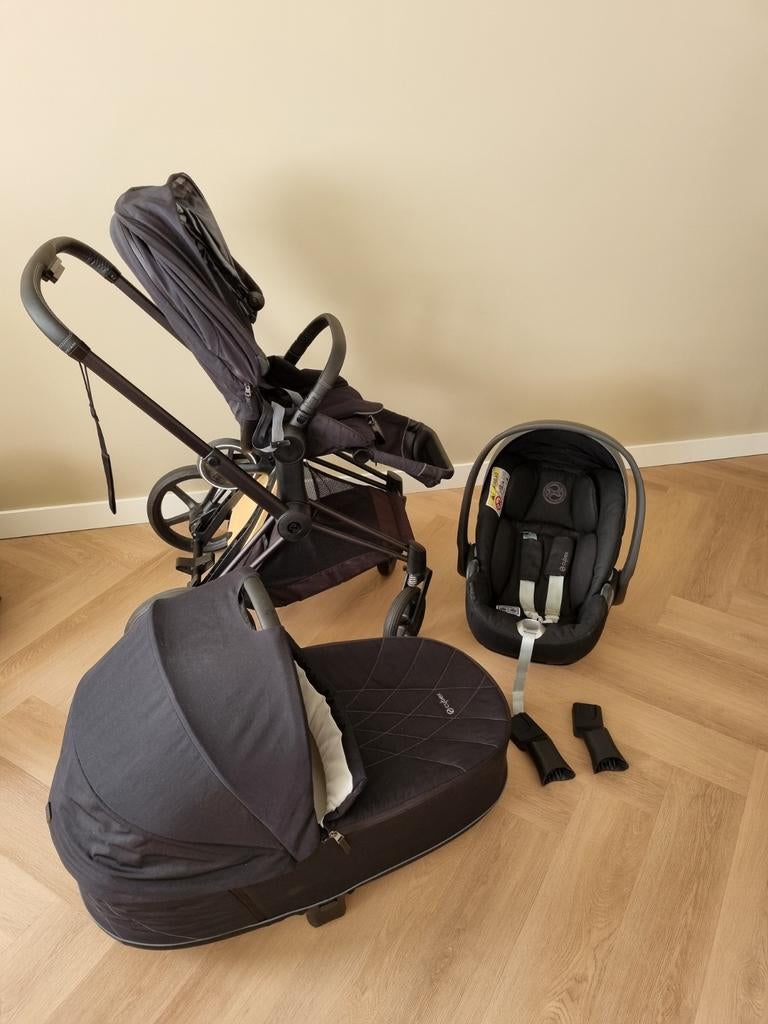 Cybex priam kinderwagenset, autostoel en base, Kinderen en Baby's, Kinderwagens en Combinaties, Ophalen, Gebruikt, Overige merken