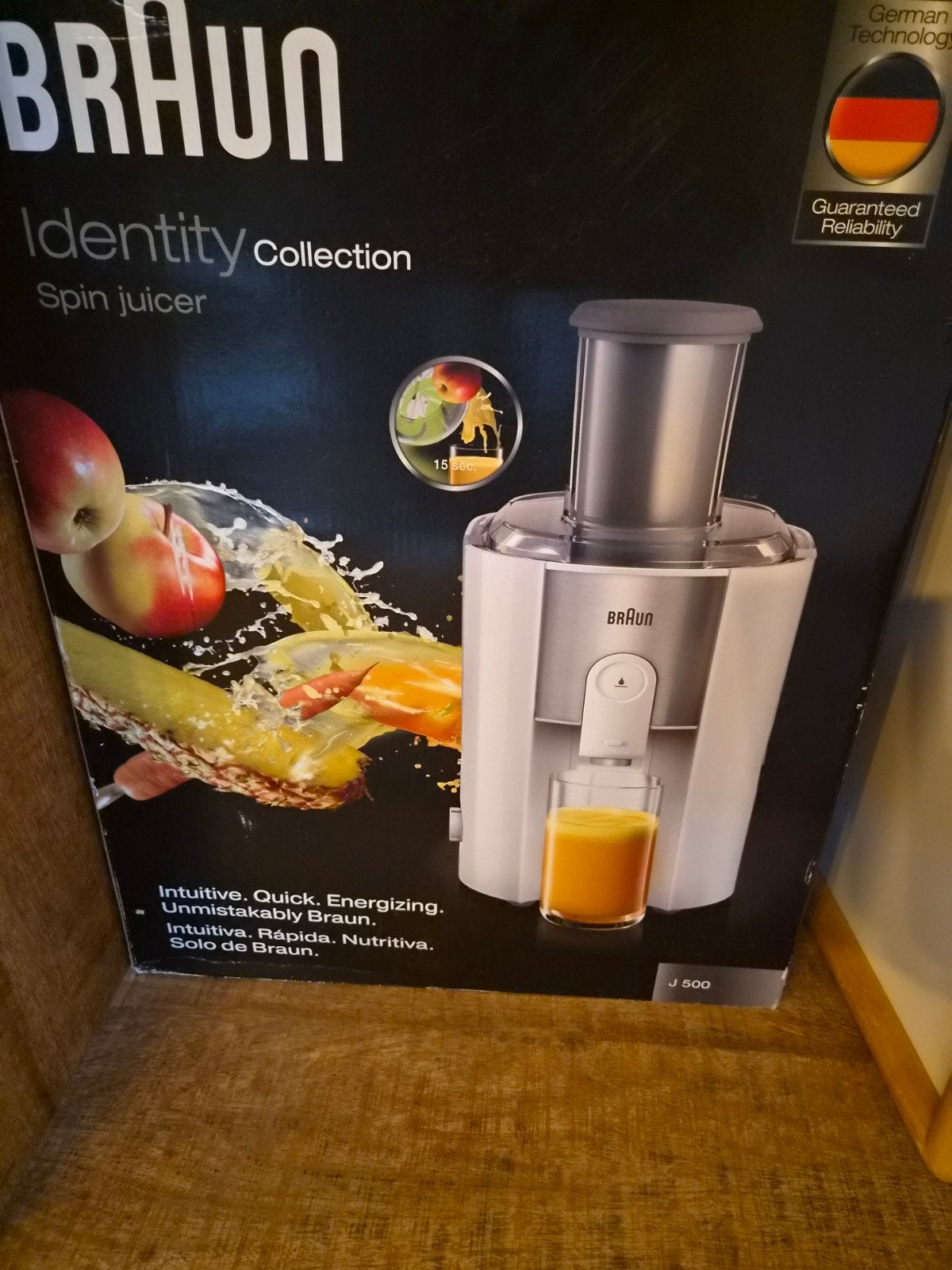 Braun Spinjuicer Intuitive-Multiquick Wit - Nieuw in doos, Witgoed en Apparatuur, Juicers, Ophalen of Verzenden, Nieuw, Elektrisch