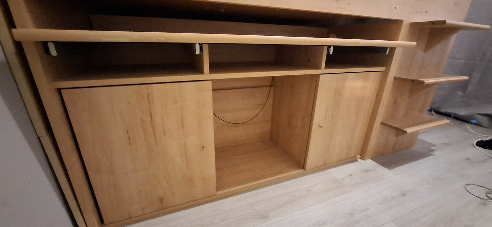 Hoogslaper bed van gautier, Huis en Inrichting, Ophalen, 90 cm, Eenpersoons, Bruin