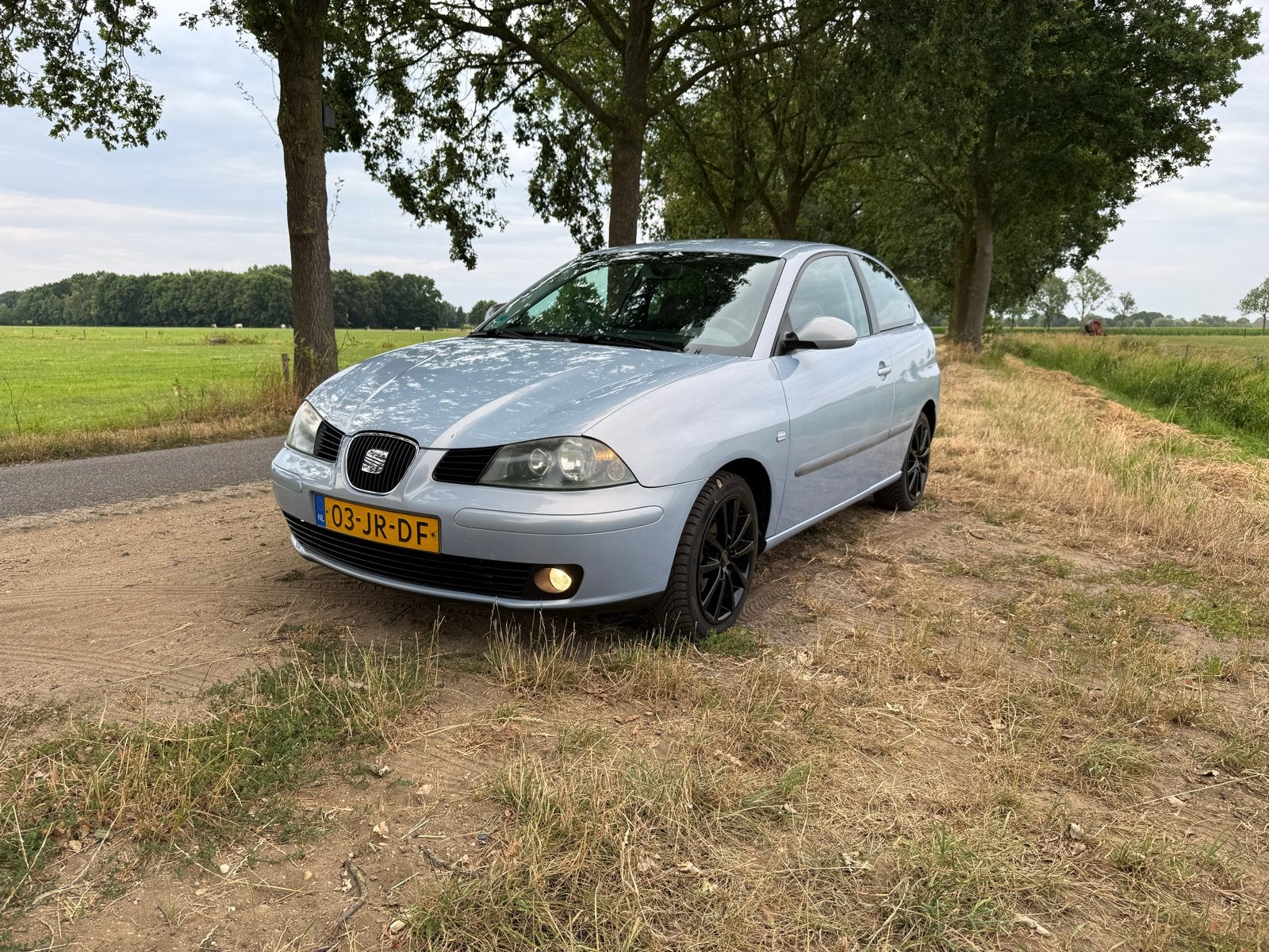 Seat Ibiza 1.4 16V 55KW 2002 Blauw JBL audio, Voorwielaandrijving, 4 cilinders, Blauw, Ibiza