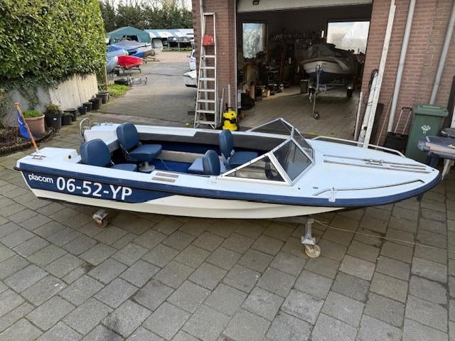 Placom 460 (bj 2003), Watersport en Boten, Gebruikt, Polyester, Overige brandstoffen, 3 tot 6 meter