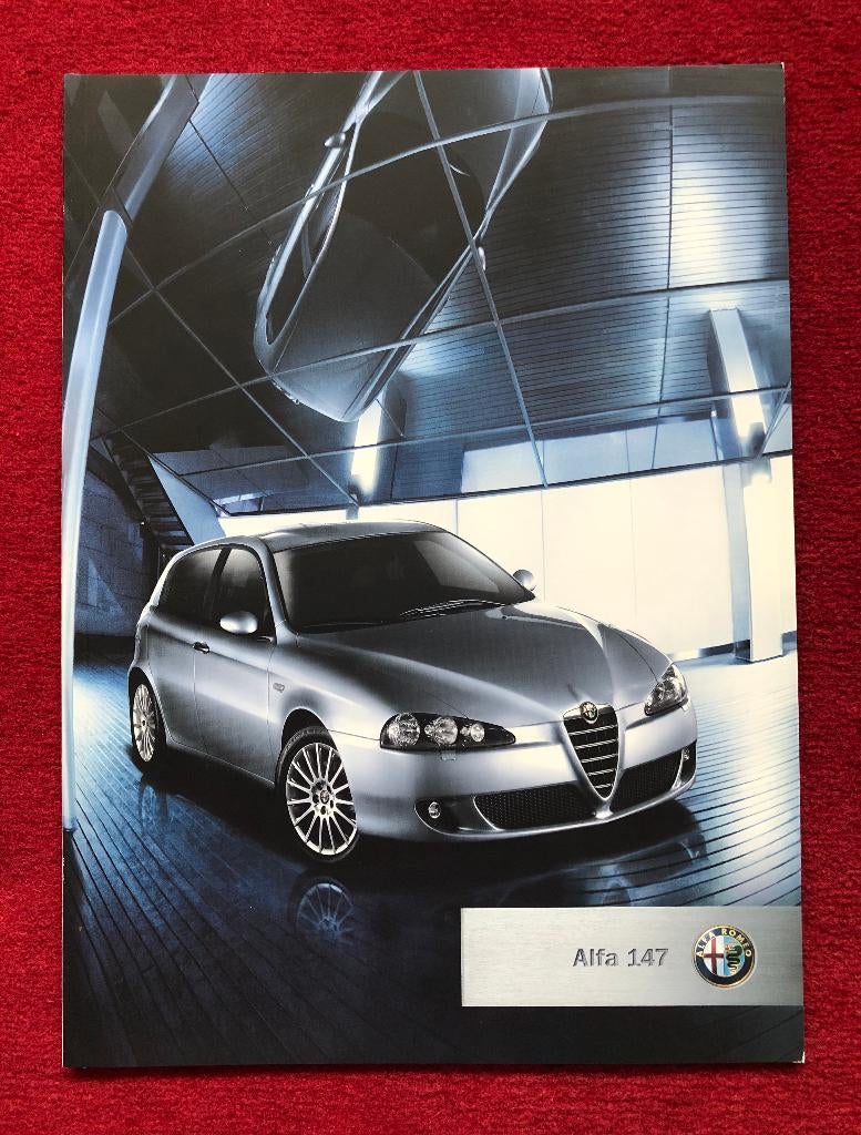 Alfa Romeo 147 folder 2004 36 pag., Alfa Romeo, Nieuw, Ophalen of Verzenden, Alfa Romeo