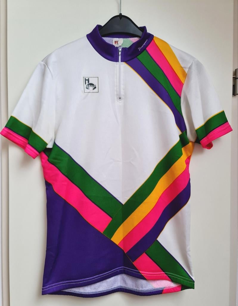 Retro wielrenshirt wielershirt Campagnola jaren 70 uniek, Fietsen en Brommers, Fietsaccessoires | Fietskleding, Ophalen, Gebruikt