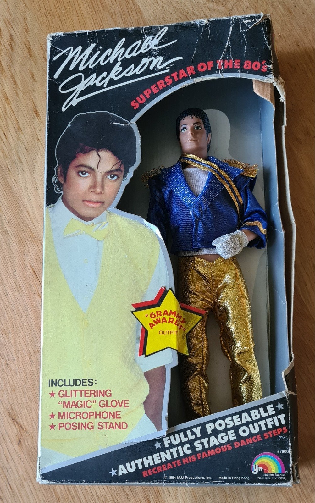 Vintage Michael Jackson pop (Superstar of the 80's), Verzenden, Gebruikt, Pop