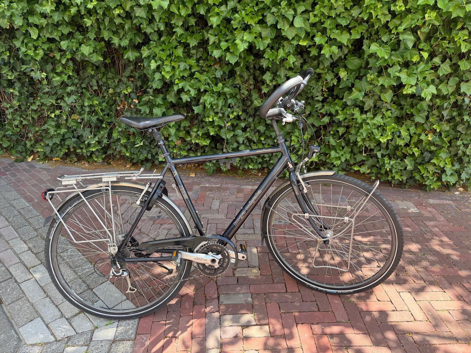 Koga Miyata Globetraveller Herenfiets Maat 57/58, Fietsen en Brommers, Fietsen | Heren | Herenfietsen, Gebruikt, Velgrem, Versnellingen