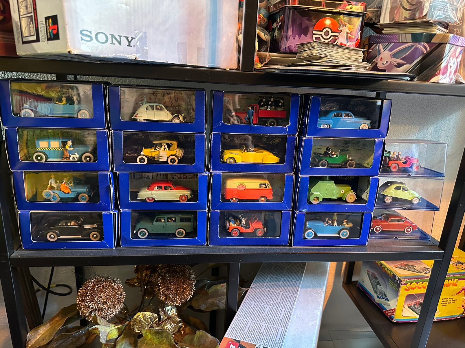19 kuifje auto , s / tin tin, Antiek en Kunst, Ophalen of Verzenden