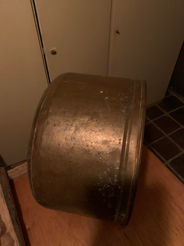 Koperen bak antiek, Ophalen of Verzenden