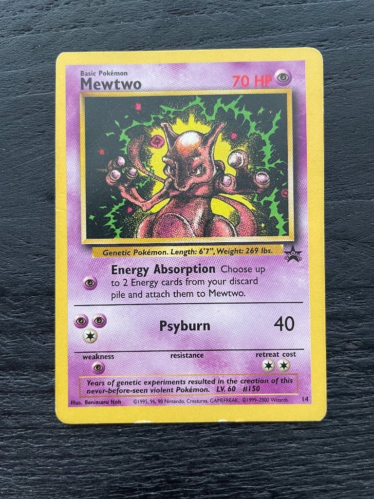 Mewtwo #14, Ophalen of Verzenden, Zo goed als nieuw, Losse kaart