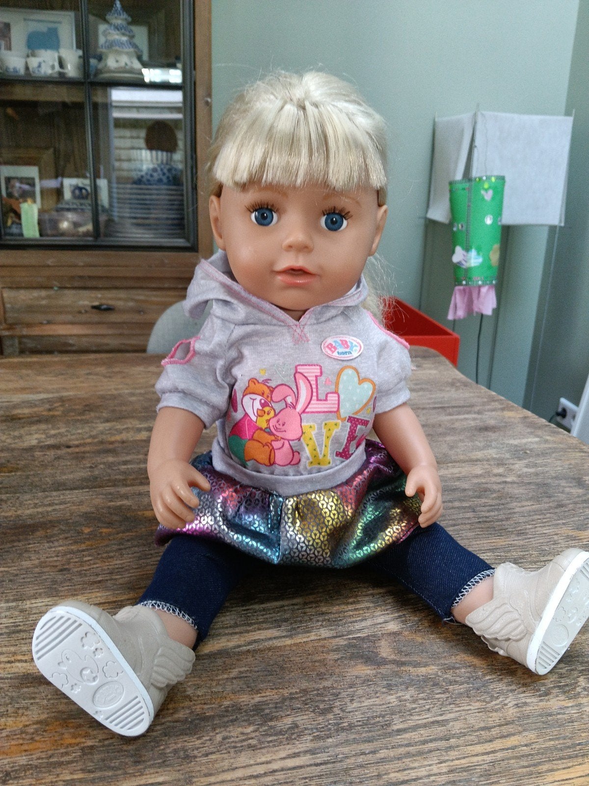 Baby Born Soft Touch Sister (Grote Zus) met accessoires, Kinderen en Baby's, Speelgoed | Poppen, Ophalen of Verzenden, Zo goed als nieuw