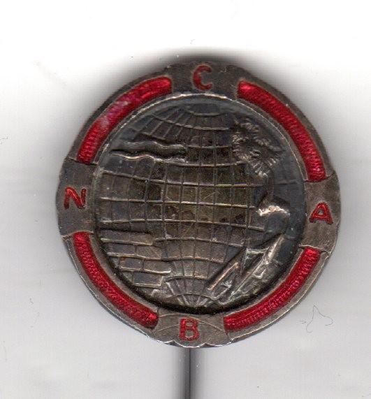 Speldje NCAB CNAB WERELDBOL EMAILLE (A5), Verzamelen, Speldjes, Pins en Buttons, Ophalen of Verzenden, Gebruikt, Overige onderwerpen