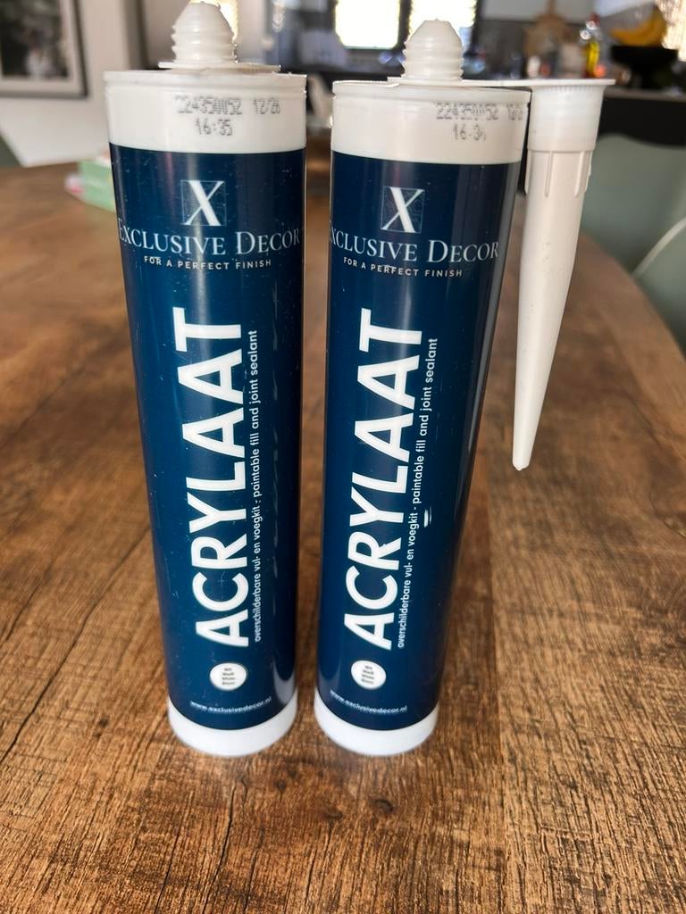 2 niewe tubes acrylaat kit, Ophalen, Zo goed als nieuw, Overige materialen, Overige typen