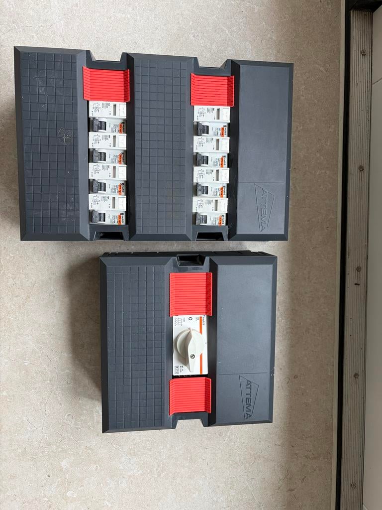 Attema groepenkast met installatieautomaten en hoofdschakela, Ophalen, Gebruikt, Overige typen