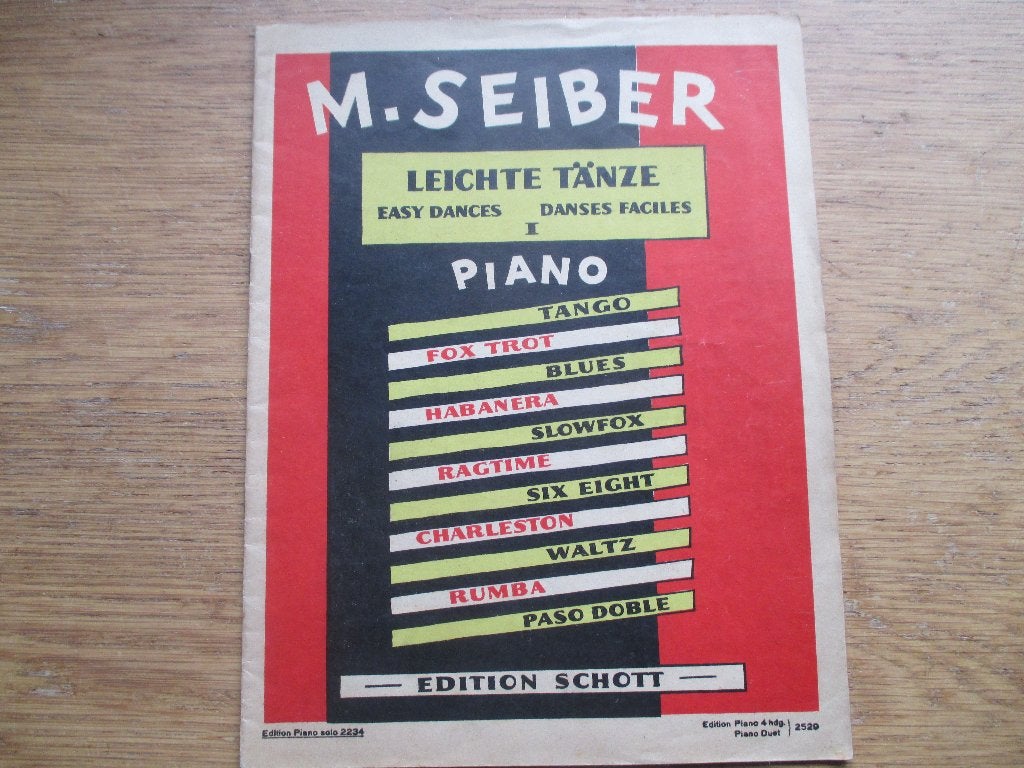 M.SEIBER- LEICHTE TÄNZE/EASY DANCES, Ophalen of Verzenden, Gebruikt, Artiest of Componist, Populair