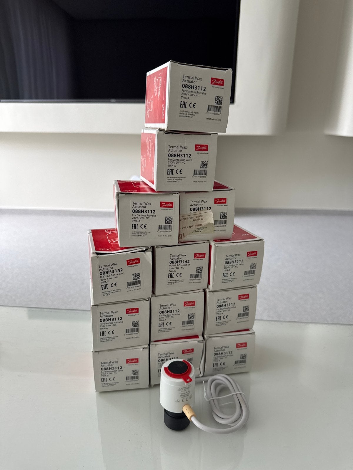 Danfoss TWA Thermostaat (Nieuw), Minder dan 30 cm, Nieuw, Minder dan 60 cm, Minder dan 200 watt