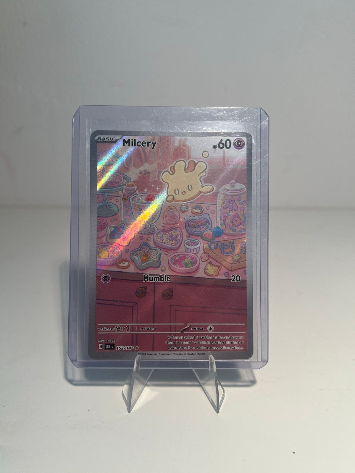 Milcery 152/142 Stellar Crown, Ophalen of Verzenden, Zo goed als nieuw, Losse kaart, Foil