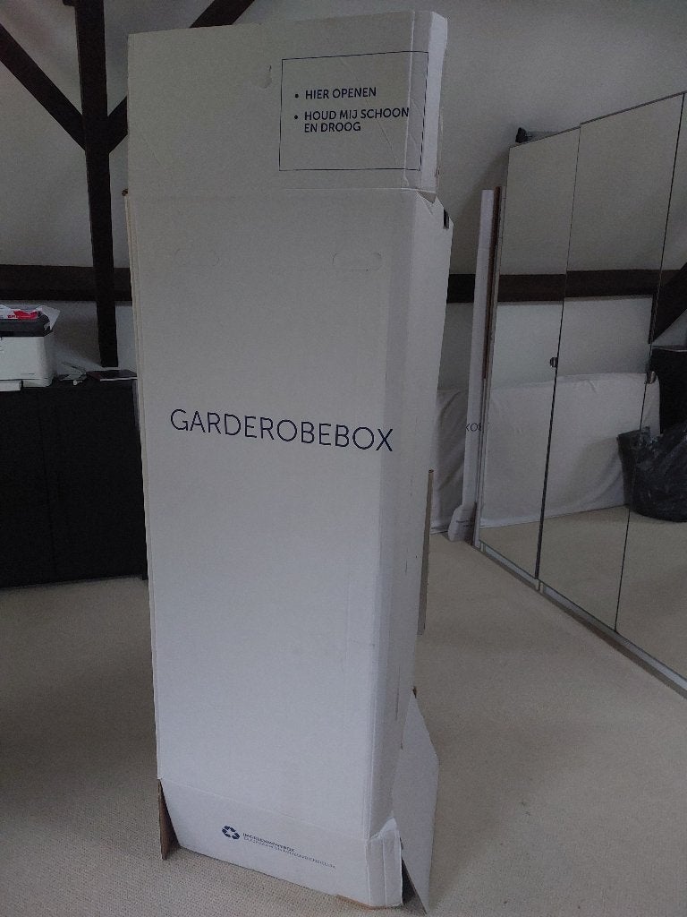 Verhuisdoos voor garderobe, Ophalen, Overige materialen, 100 tot 150 cm, 50 tot 100 cm