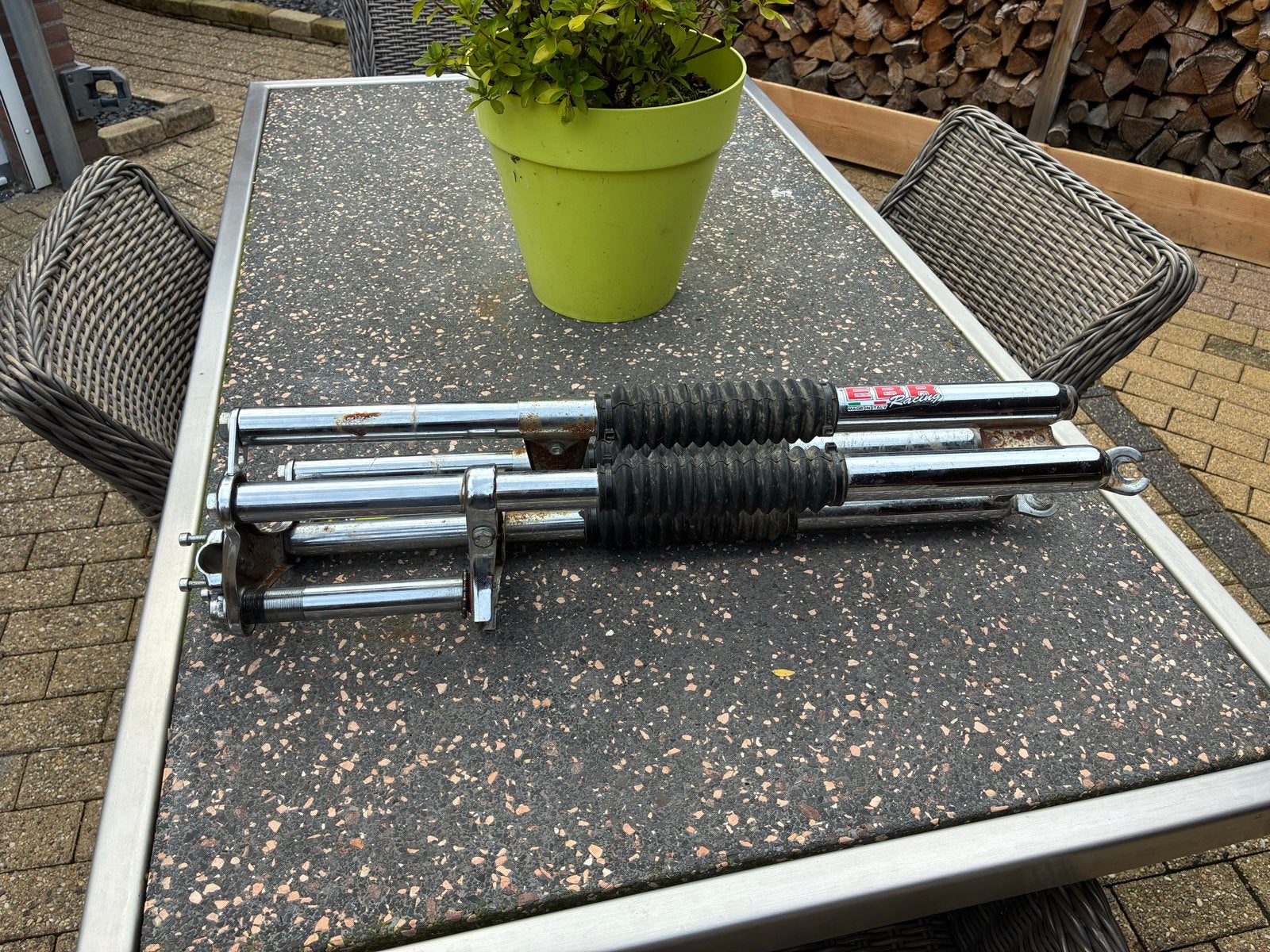 EBR Voorvork voor bromfiets/scooter, Fietsen en Brommers, Ophalen of Verzenden, Gebruikt, Overige typen