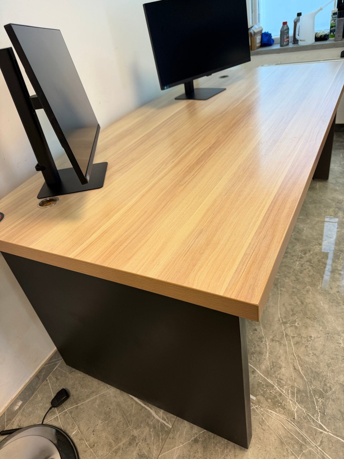 Bureau 2m bij 1 m GRATIS, Werkplek, Ophalen, Gebruikt, Bureau