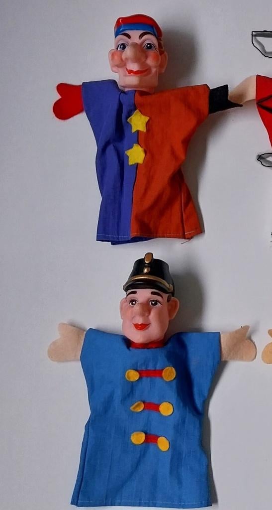 Oud Hollandsche Handpoppen/ Poppenkast-poppen, Overige karakters, Ophalen of Verzenden, Gebruikt, Overige typen