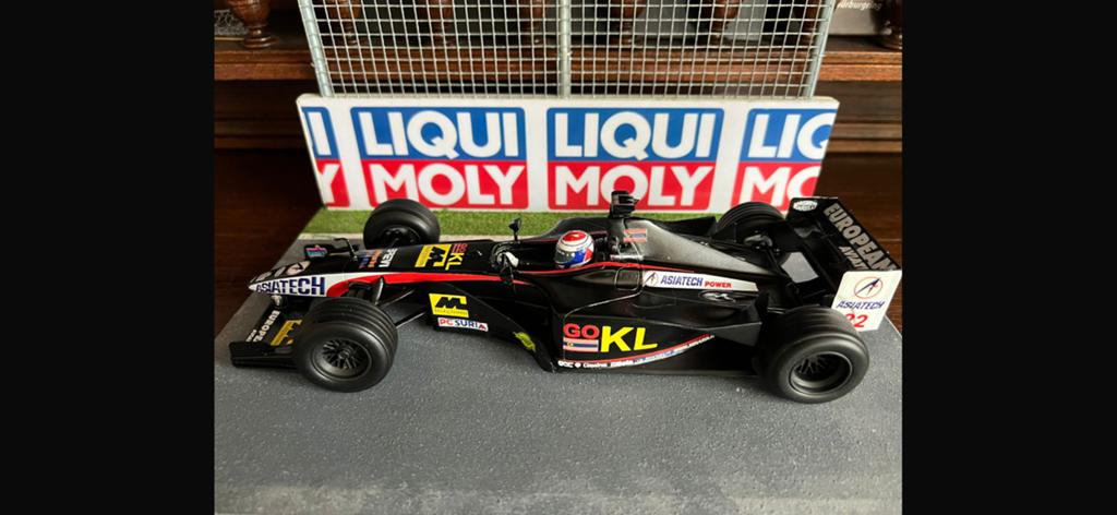 1:18 Jos Verstappen Minardi demo Zandvoort, Ophalen of Verzenden, Zo goed als nieuw, Hot Wheels