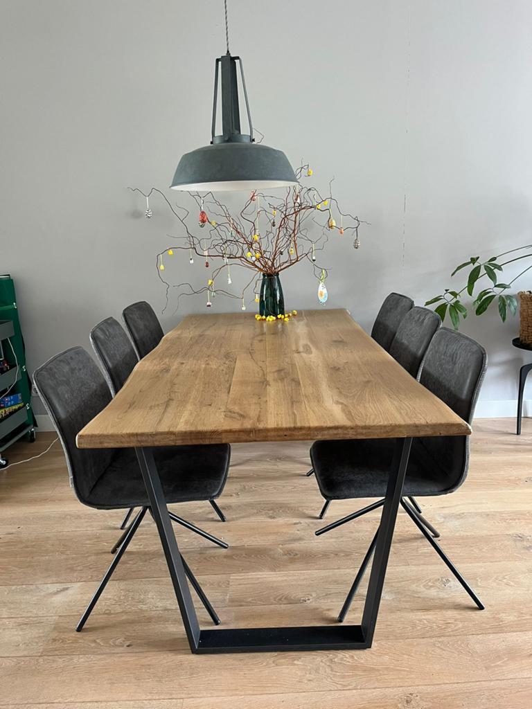 Set van 6 stoelen, Huis en Inrichting, Ophalen, Overige materialen, Gebruikt, Zwart