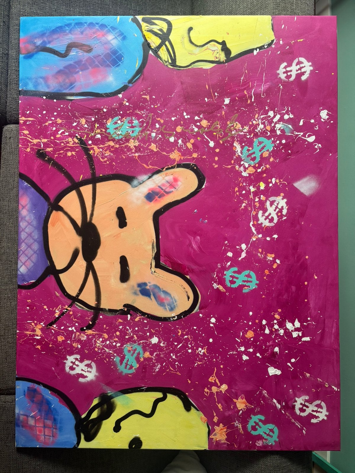 Espen Greger Hagen schilderij genaamd: Catfriends, Antiek en Kunst, Ophalen