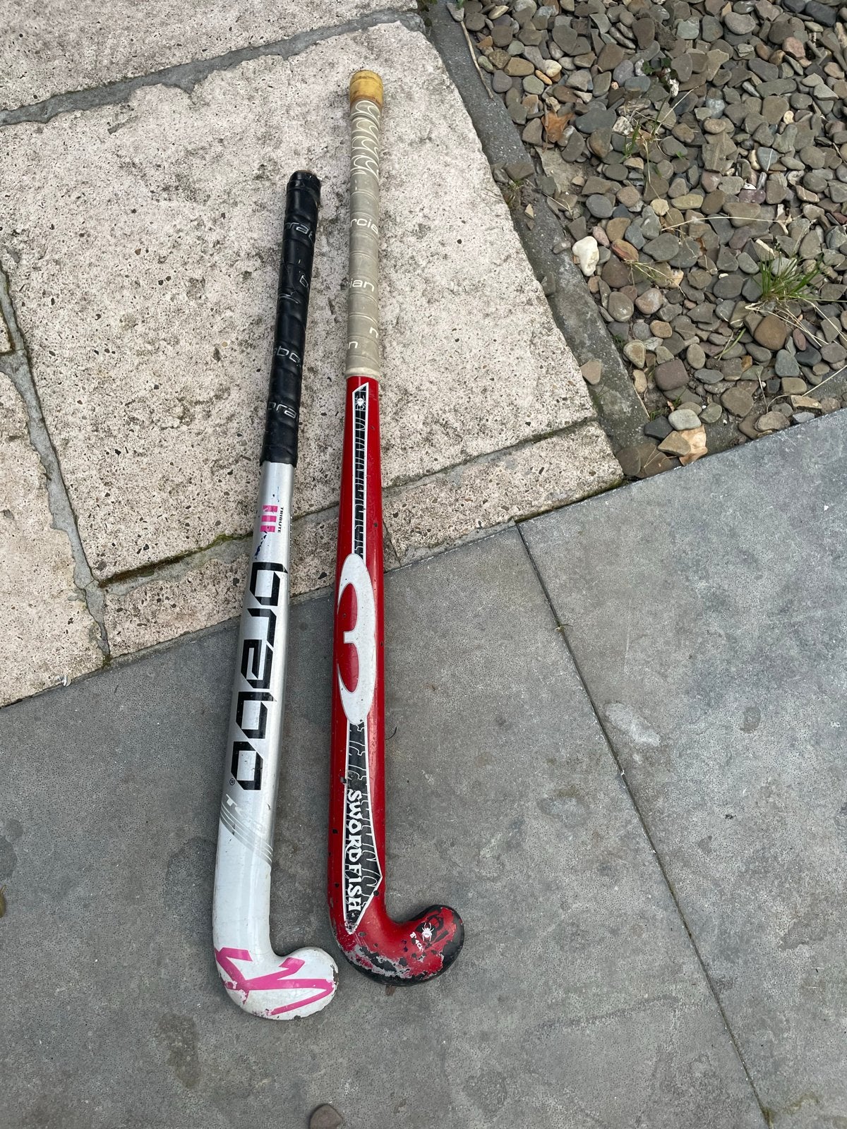 Gebruikte kinder hockeysticks (2 stuks), Ophalen, Gebruikt, Stick