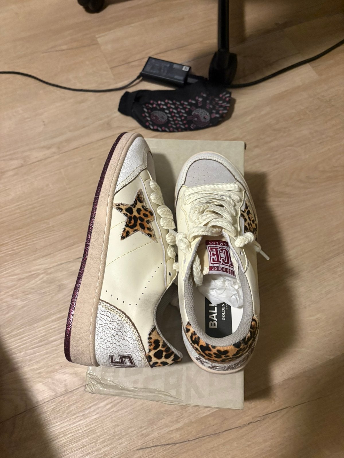Golden Goose Superstar Leopard Print – Maat 39 –, Wit, Nieuw, Ophalen of Verzenden, Sneakers of Gympen