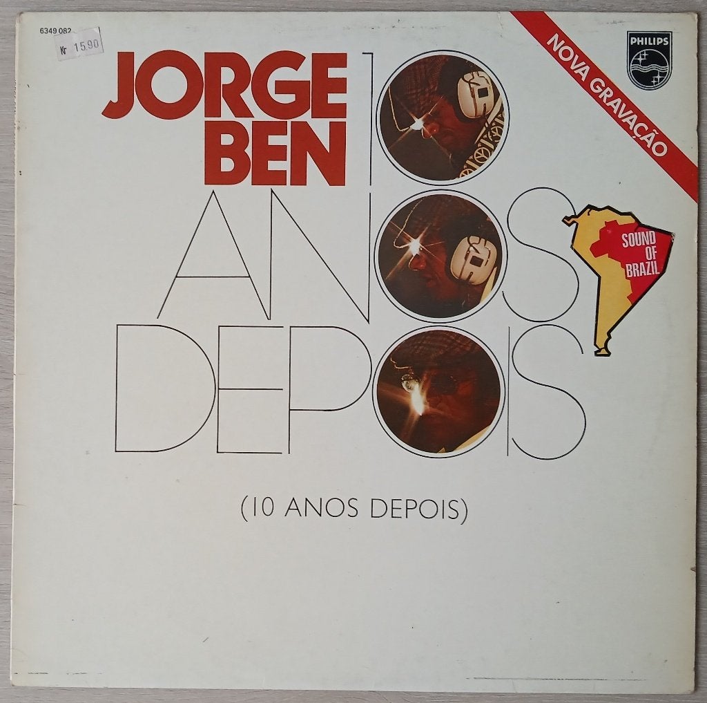 LP Jorge Ben – 10 Anos Depois, Cd's en Dvd's, Vinyl | Latin en Salsa, LP, Gebruikt, Ophalen of Verzenden, 12 inch