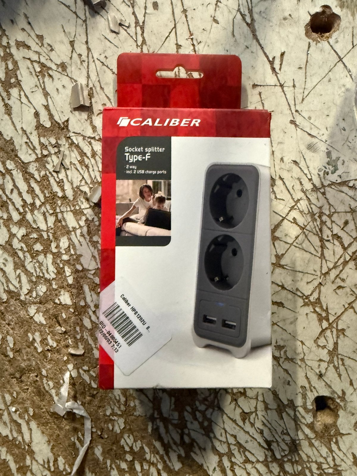 Caliber Socket Splitter type-F - stekkerdoos, Ophalen of Verzenden, Zo goed als nieuw, Stopcontact