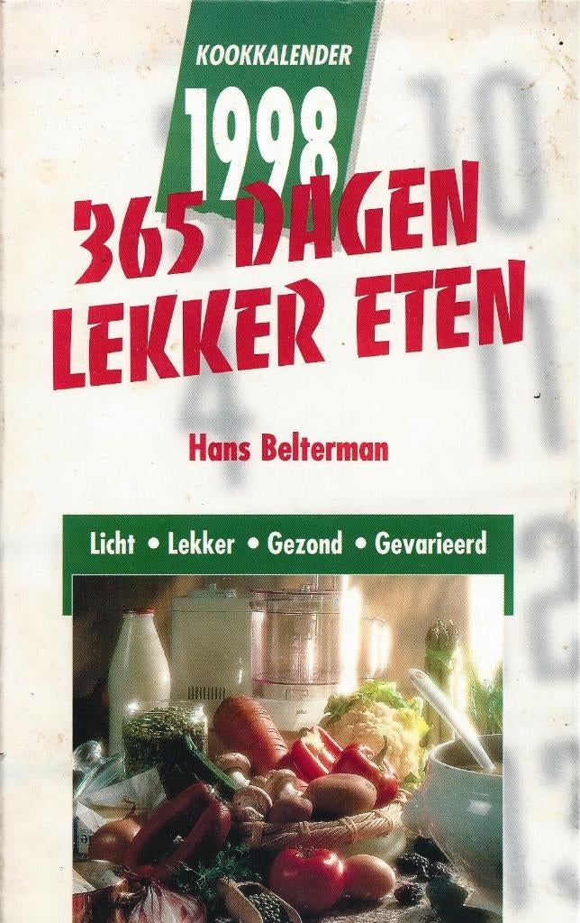 Hans Belterman - 365 dagen lekker eten - ZGAN, Ophalen of Verzenden, Zo goed als nieuw