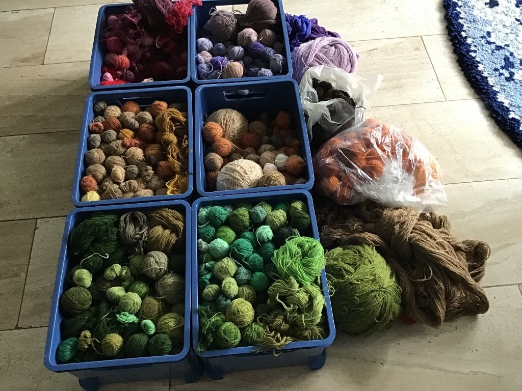 Borduurwol voor kruissteek van tapijtfabriek, Hobby en Vrije tijd, Borduren en Borduurmachines, Ophalen of Verzenden, Nieuw, Handborduren
