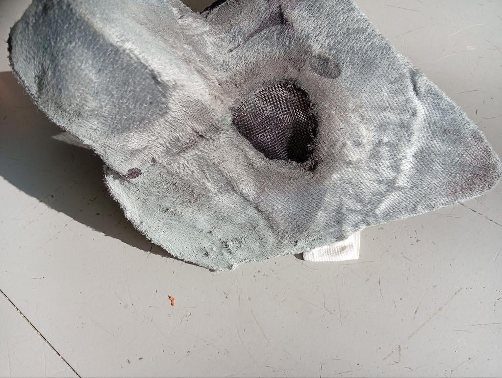 Gray wolf therian mask, Ophalen of Verzenden, Zo goed als nieuw, Meerdere media, Kunst en Creatief