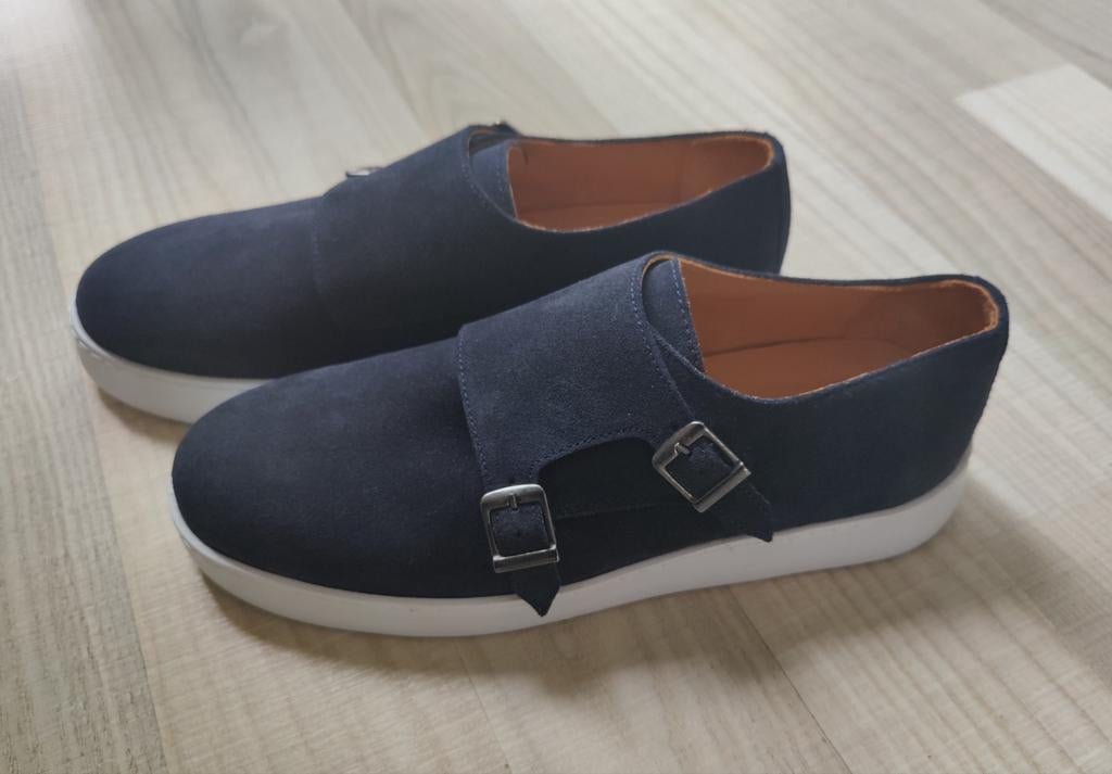 Nieuwe Alberto Bellini schoenen! Maat 41., Blauw, Nieuw, Ophalen of Verzenden, Gespschoenen