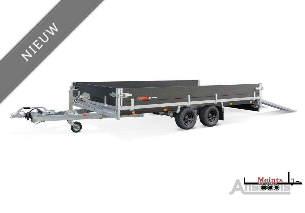NIEUWE Anssems ASX multitransporter aanhanger incl rijplaten, Auto diversen, Aanhangers en Bagagewagens, Gebruikt