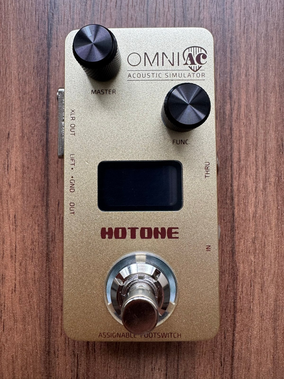 Hotone Omni AC Akoestische Simulator Gitaar Pedaal, Muziek en Instrumenten, Ophalen of Verzenden, Zo goed als nieuw, Overige typen