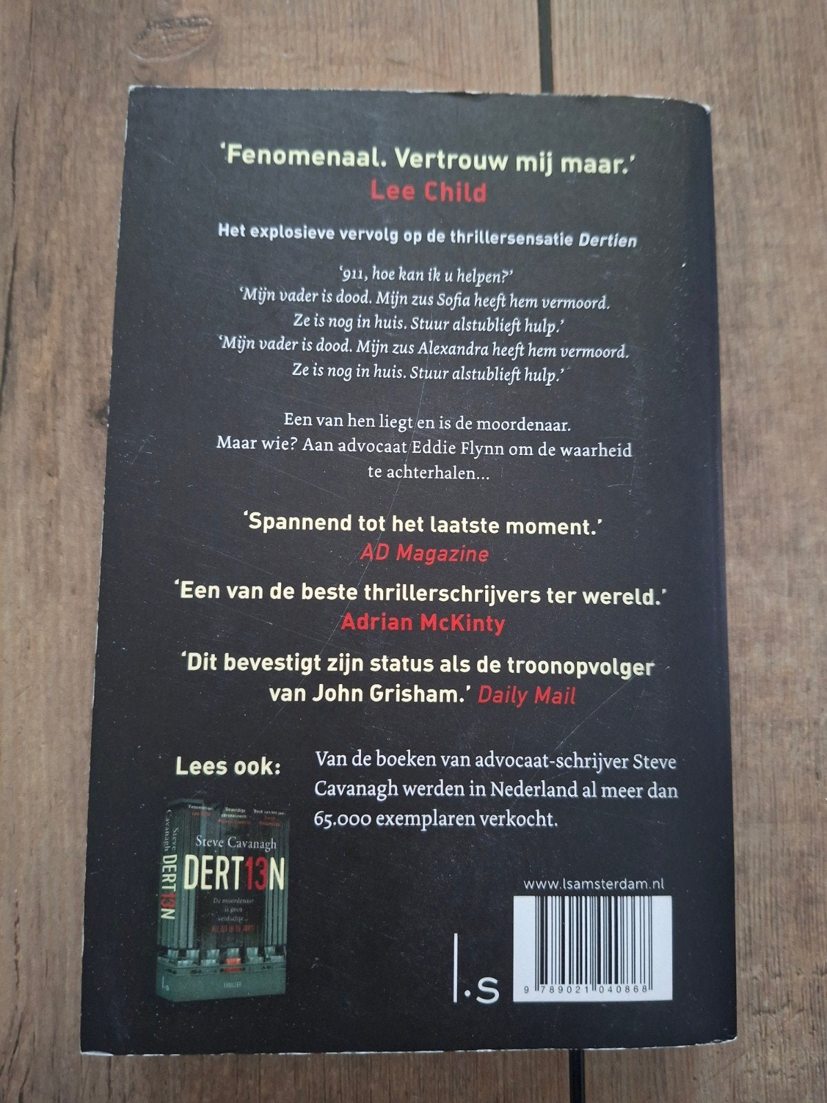 Dertien - Steve Cavanagh (Thriller), Boeken, Ophalen of Verzenden, Gelezen, Steve Cavanagh