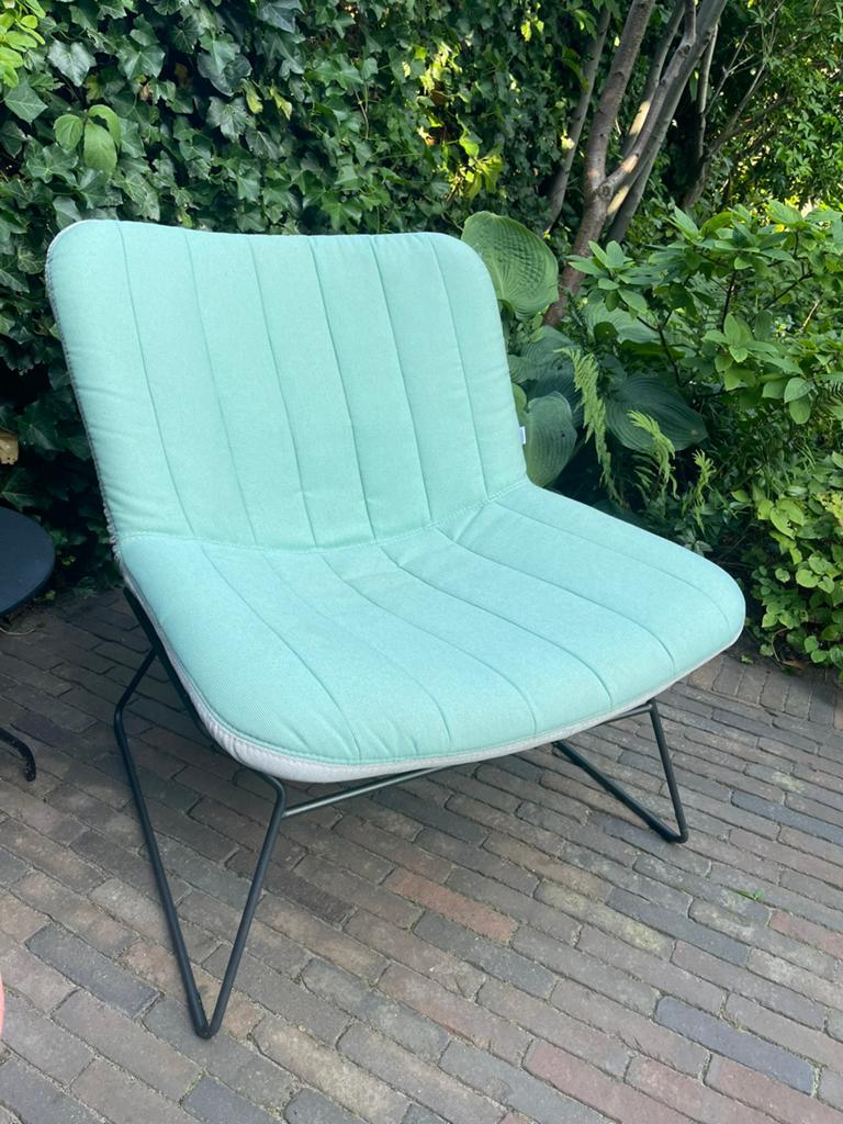 Bert plantagie draat fauteuil outdoor tuin stoel, Ophalen, Zo goed als nieuw, Kunststof