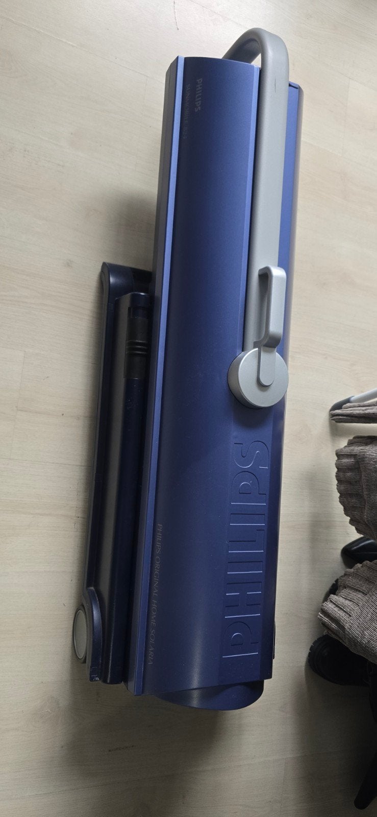 Philips opklapbare zonnenbank, Witgoed en Apparatuur, Ophalen, Gebruikt, Gezichtsbruiner, Minder dan 10 lampen