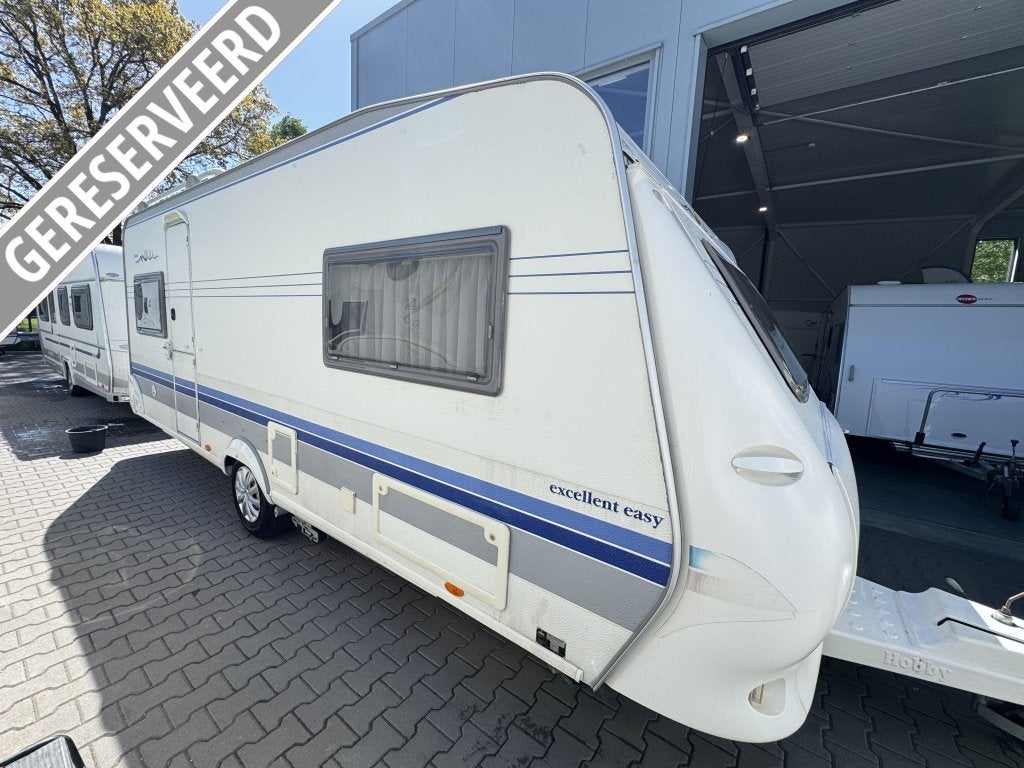 Verkocht Hobby Excellent Easy 540 UL / / mover/voortent, Rondzit, Hobby, Bedrijf, 5 tot 6 meter