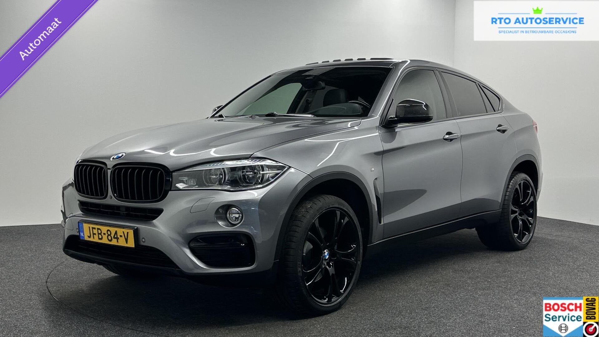 BMW X6 xDrive40d High Executive LEER NAVI CAMERA SCHUIF/OPEN, Auto's, Gebruikt, 2993 cc, Met garantie (alle), 4 stoelen