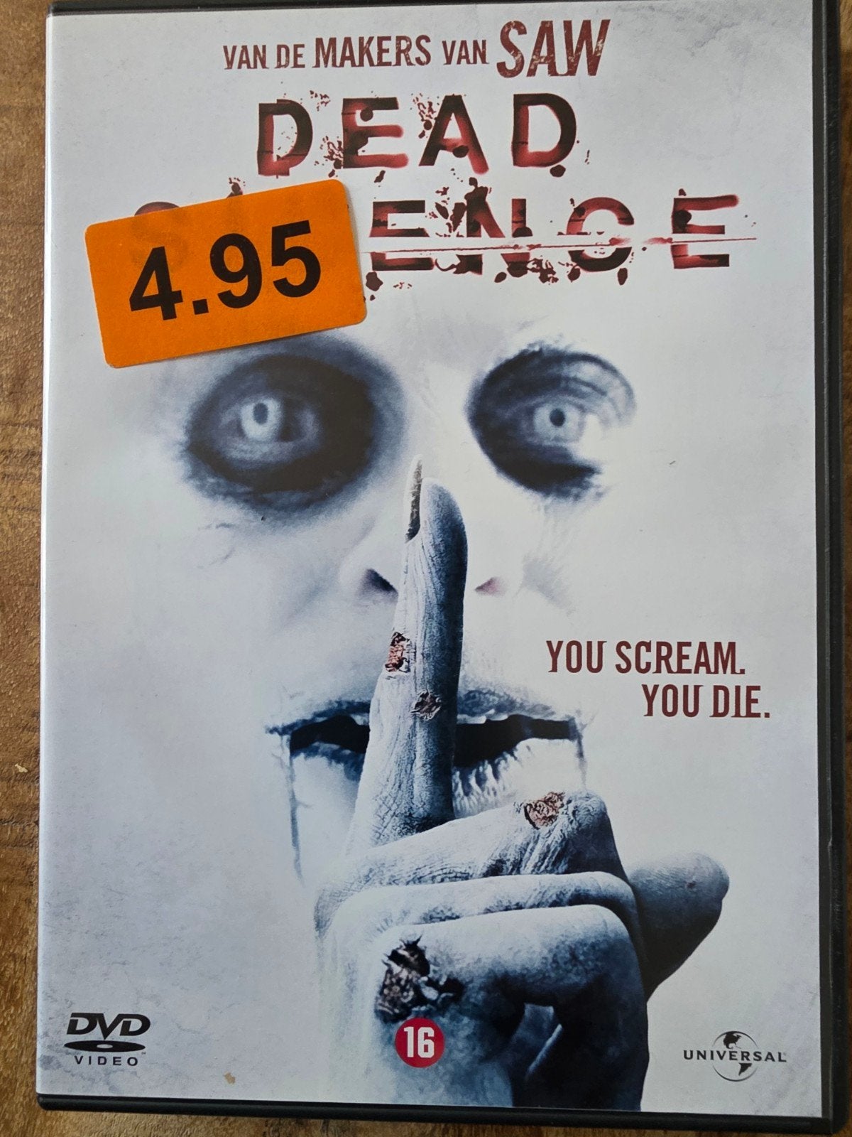Dead Silence DVD - Horrorfilm van de makers van Saw, Ophalen, Vanaf 16 jaar, Nederlands, Horror-komedie
