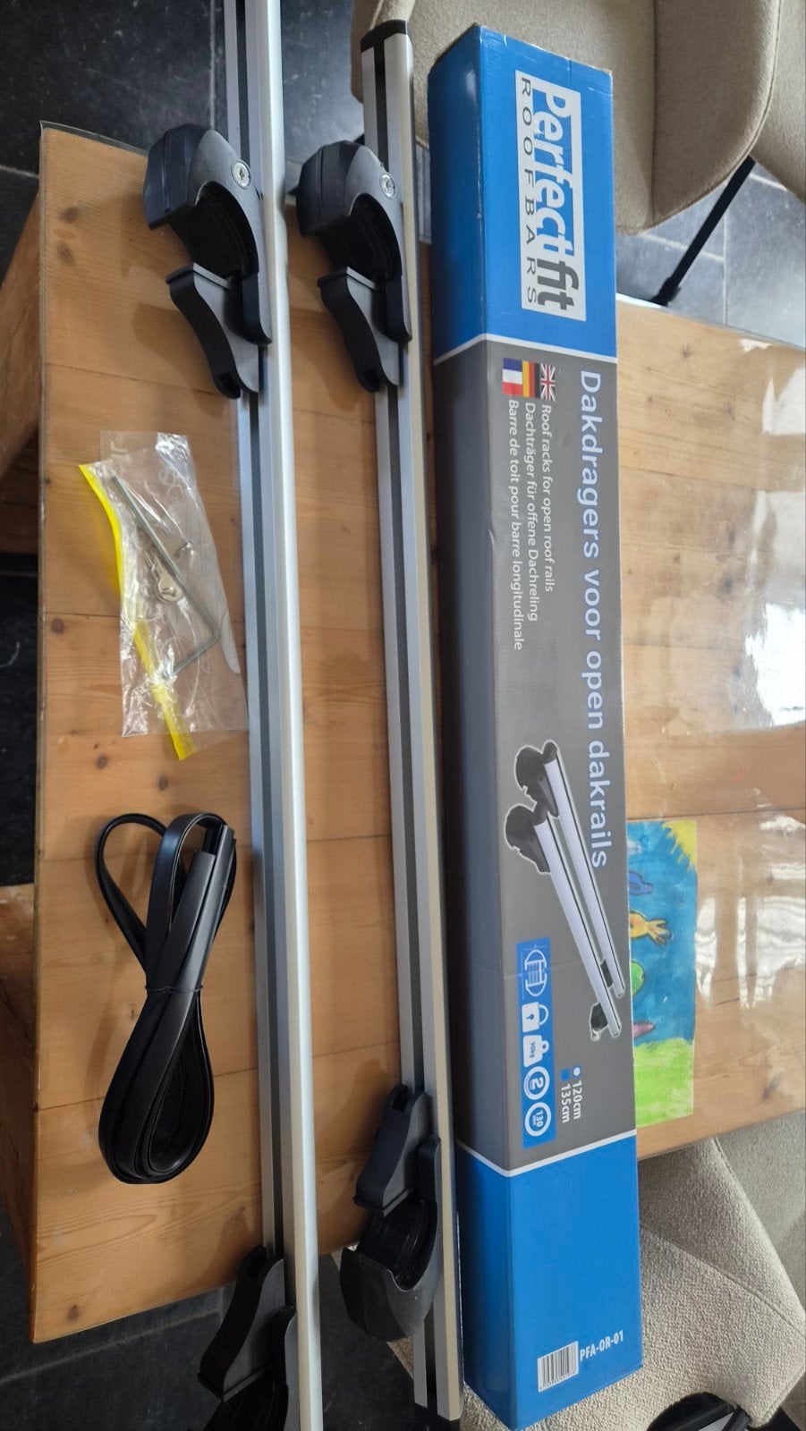Dakdragers voor open dakrails, Auto diversen, Ophalen