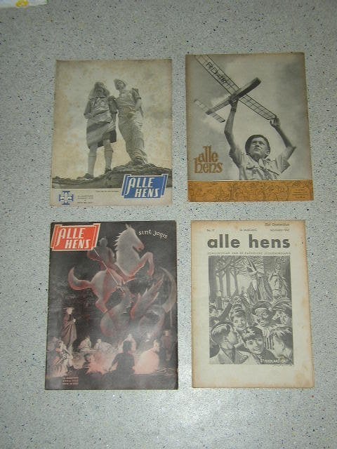 Alle Hens Jongensblad van de Kat Jeugdbeweging 1947, Verzenden, Gelezen, Lichaam en Geest
