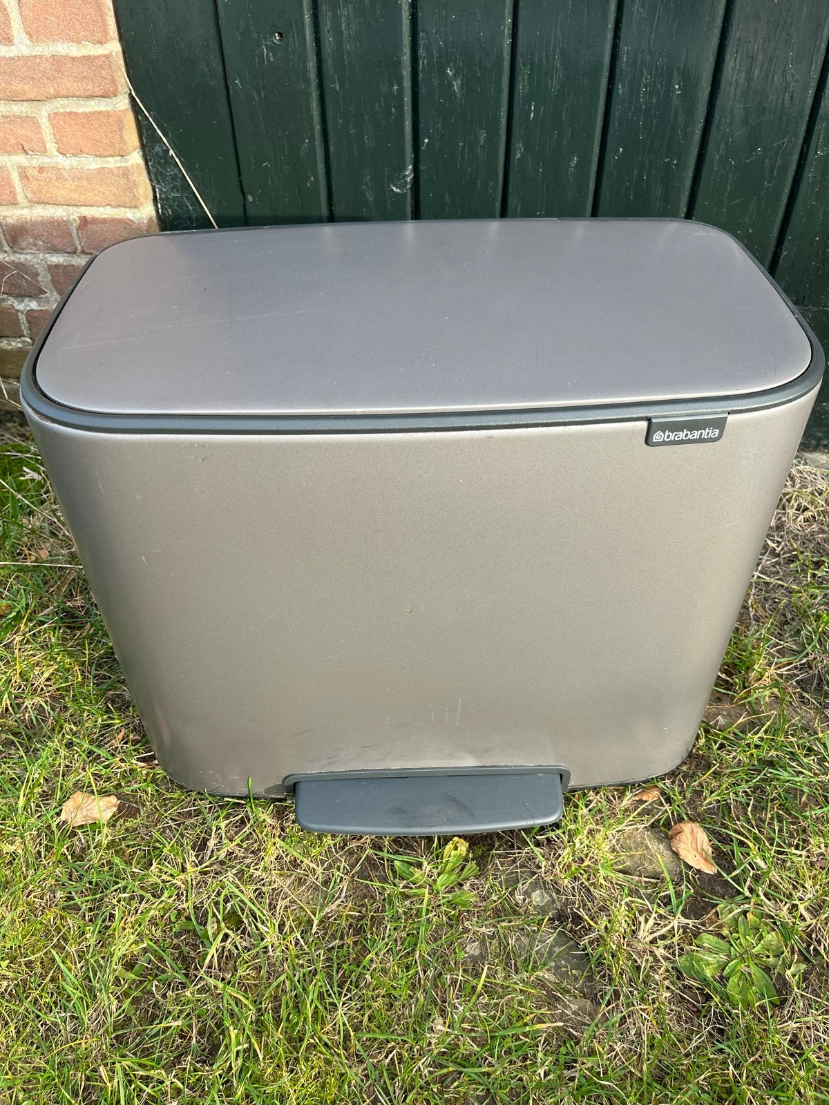Brabantia Bo Touch Bin 3x11L - Afvalscheiding, Ophalen, Met pedaal, Zo goed als nieuw, Metaal