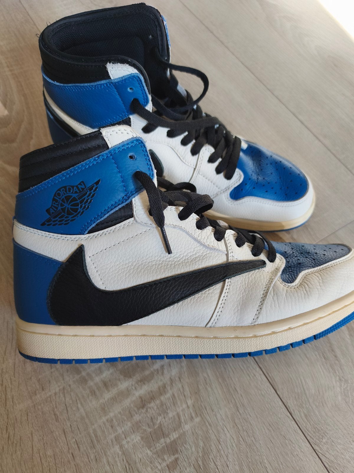 Nike Air Jordan Retro high. Maat 45, Blauw, Nieuw, Ophalen of Verzenden, Sneakers of Gympen
