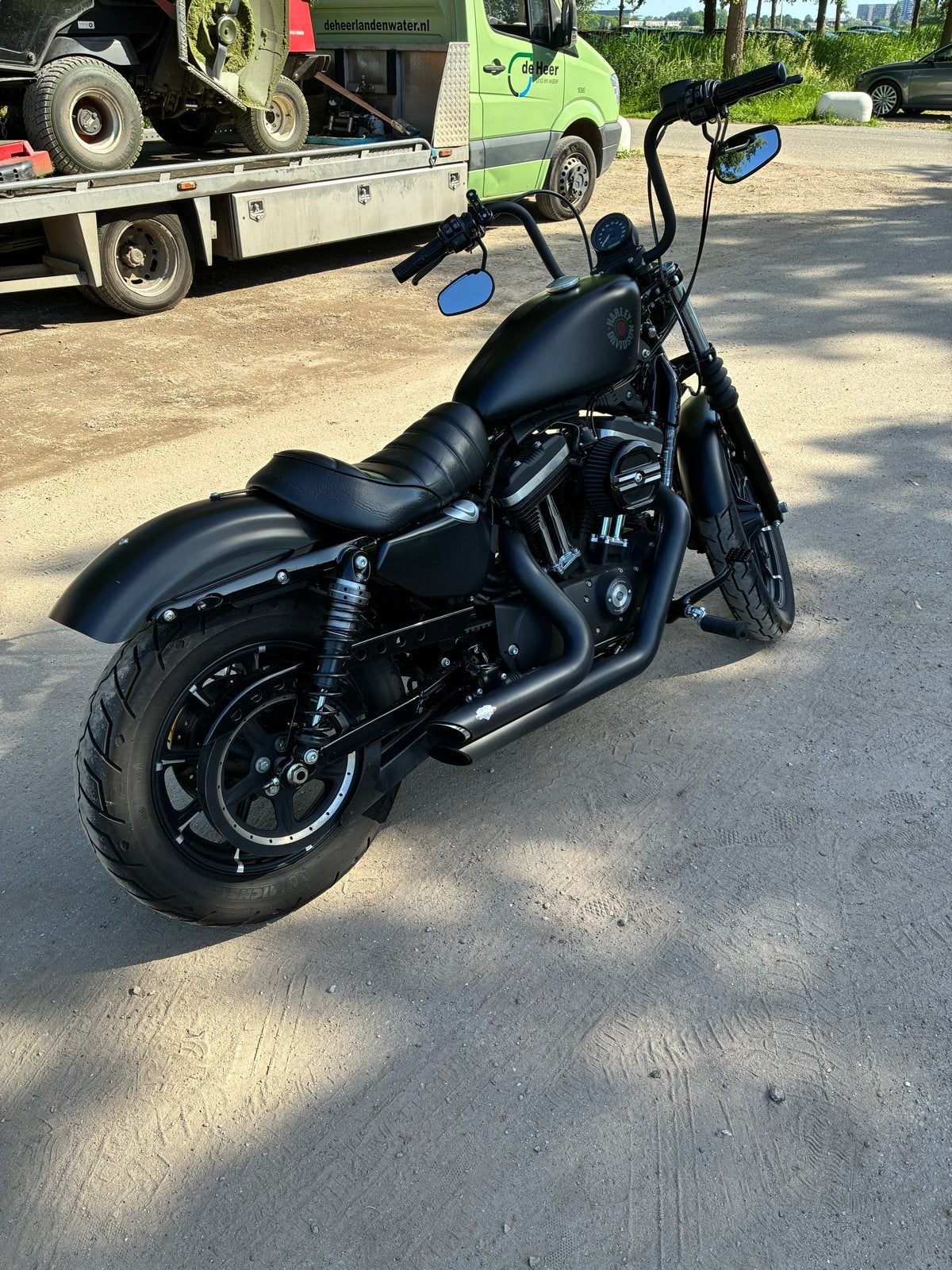 Harley Davidson Iron 883 sportster XL - 2019 - Vanes & Hines, Motoren, Motoren | Harley-Davidson, 2 cilinders, Sportuitlaat, Chopper