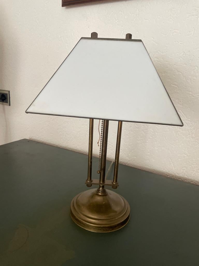 Messing bureaulamp, Ophalen, Minder dan 50 cm