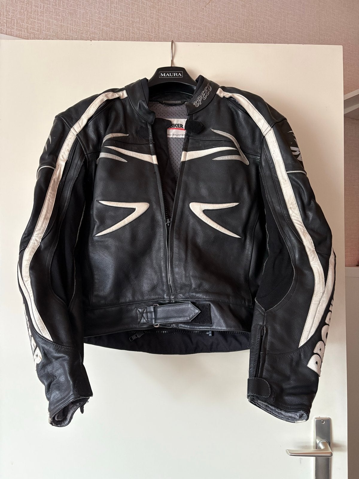 Probiker leren motorpak (jas en broek), Motoren, Kleding | Motorkleding, Ophalen, Tweedehands, Heren, Combipak