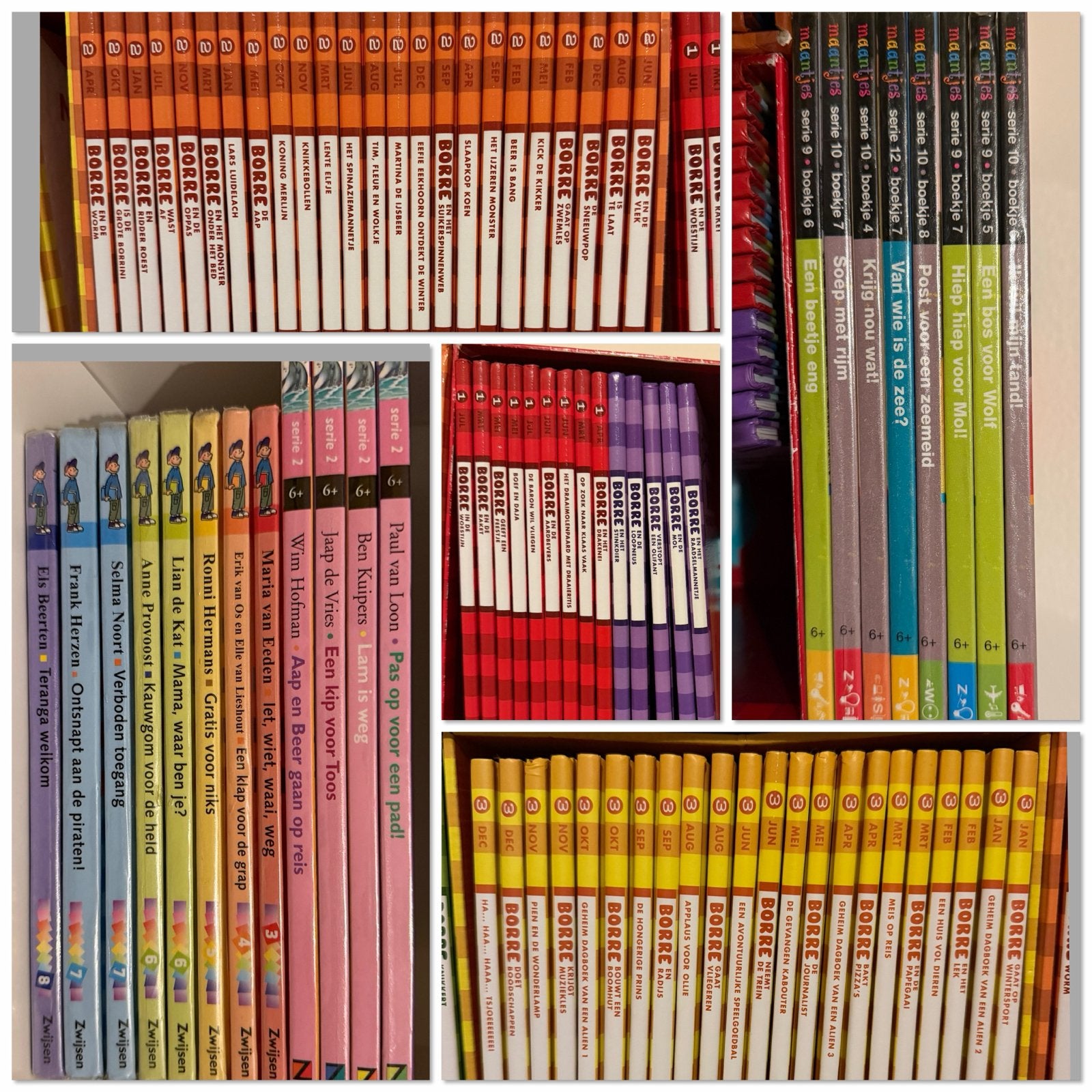 leren lezen 82 kinderboeken: Borre, Zwitsen, Maantjes, Boeken, Kinderboeken | Kleuters, Ophalen of Verzenden, Zo goed als nieuw